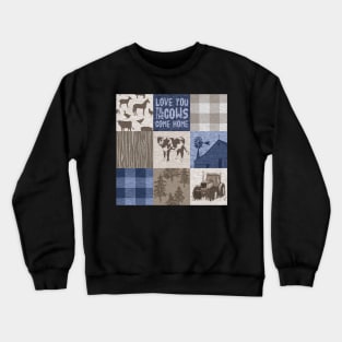 Til the cows come home - navy Crewneck Sweatshirt